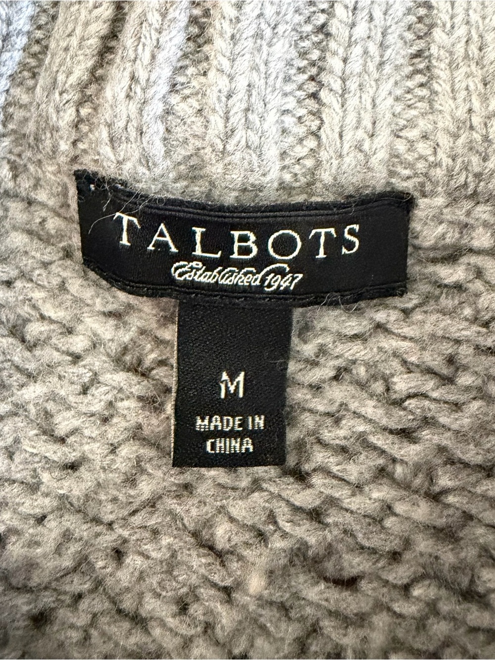 Talbots Grey Sweater - Picture 4 of 5